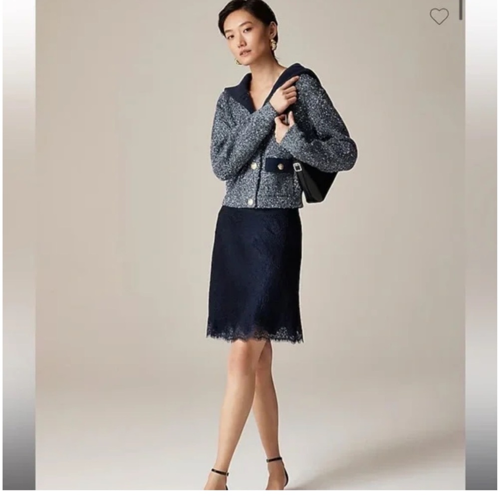 J crew Marled Collar Cardigan